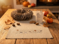 Preview: HERBST Schriftzug -  Vollstick redwork Stickdatei